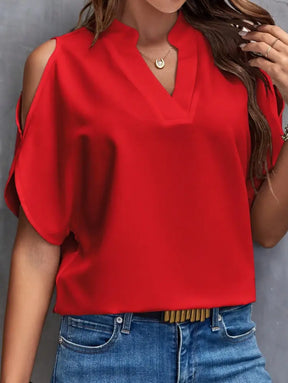 Blusa Casual Com Design Minimalista E Caimento Solto Kira Camisa Feminina