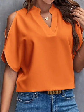 Blusa Casual Com Design Minimalista E Caimento Solto Kira Camisa Feminina