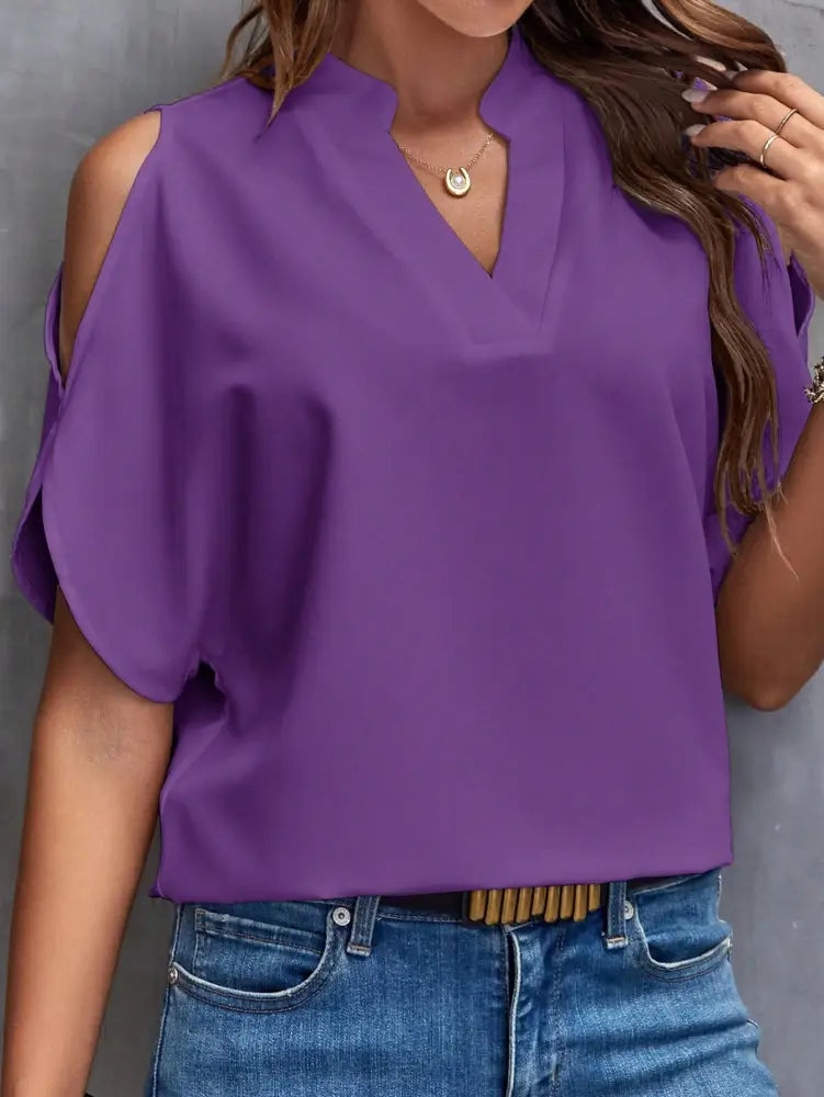 Blusa Casual Com Design Minimalista E Caimento Solto Kira Camisa Feminina