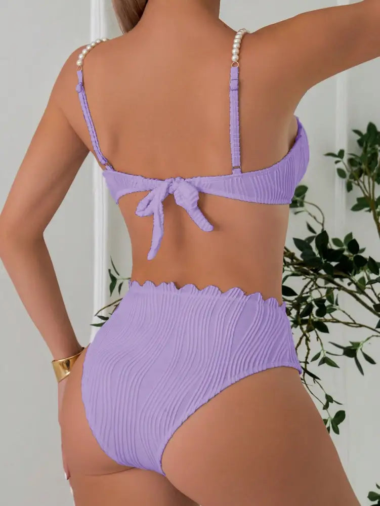 Conjunto De Biquíni Praia Verão Com Bojo E Babado Dakota Feminino