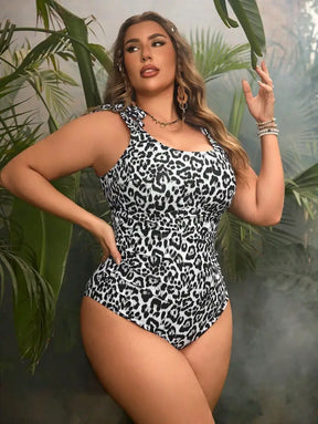 Maiô Preto Com Alças De Amarração E Tecido Canelado Lorena. Plus Size Uma Peça Size